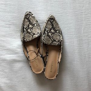 Express: Snakeskin Mule